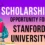 Scholarship Opportunity for Stanford University